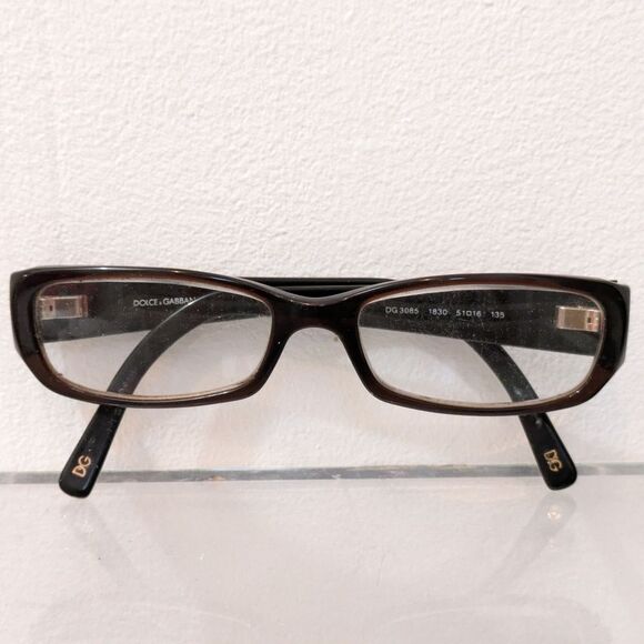 D&G Dolce Gabbana DG3085 1830 51/16 135 Italy Designer Eyeglass Glasses Frame - Picture 1 of 16